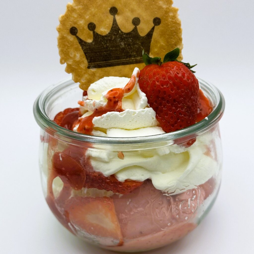 Saisonbecher Erdbeer